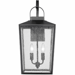 Millennium 42653-PBK Devens Vintage Powder Coated Black Outdoor Wall Light Fixture