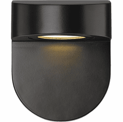 Millennium 44001-PBK Contemporary Powder Coated Black LED Exterior Light Sconce