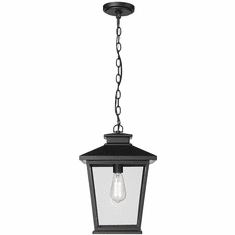 Millennium 4722-PBK Bellmon Powder Coated Black Exterior Hanging Light