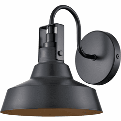 Millennium 71001-PBK Axell Retro Powder Coated Black Outdoor Wall Lighting Fixture
