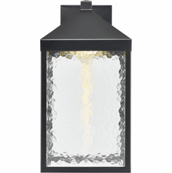 Millennium 72201-PBK Aaron Powder Coated Black LED 18" Outdoor Wall Lighting Fixture