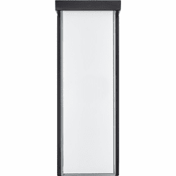 Millennium 74201-PBK Modern Powder Coated Black LED 14" Outdoor Wall Sconce