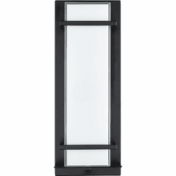Millennium 75101-PBK Modern Powder Coated Black LED 16" Outdoor Lighting Wall Sconce