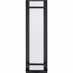 Millennium 75201-PBK Contemporary Powder Coated Black LED 20" Outdoor Wall Lighting Fixture