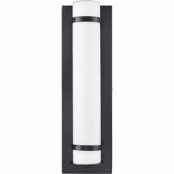 Millennium 77101-PBK Contemporary Powder Coated Black LED 20" Outdoor Wall Sconce Lighting