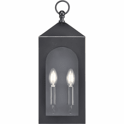 Millennium 7802-PBK Bratton Vintage Powder Coated Black Outdoor Lamp Sconce