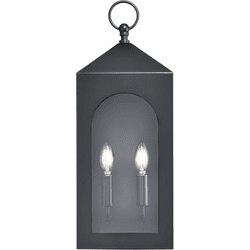 Millennium 7812-PBK Bratton Vintage Powder Coated Black Outdoor Lamp Sconce