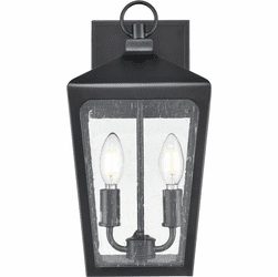 Millennium 7902-PBK Brooks Retro Powder Coated Black Outdoor Lighting Wall Sconce