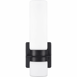Millennium 79101-MB Contemporary Matte Black LED Outdoor Wall Lighting