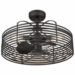 Millennium 8223-MB Contemporary Matte Black Home Ceiling Fan