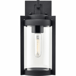 Millennium 91501-TBK Ellway Modern Textured Black 12.5" Exterior Sconce Lighting