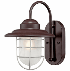 Millennium RLM 5390-ABR R Series Contemporary Architectural Bronze Outdoor Wall Light Sconce