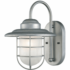 Millennium RLM 5390-GA R Series Modern Galvanized Exterior Wall Sconce Light