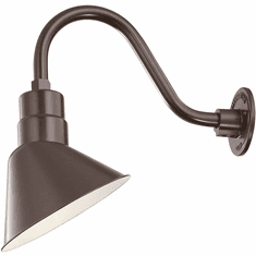 Millennium RLM RAS10-ABR R Series Architectural Bronze 10" Outdoor Wall Sconce Light