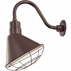 Millennium RLM RAS12-ABR R Series Architectural Bronze 12" Exterior Lamp Sconce