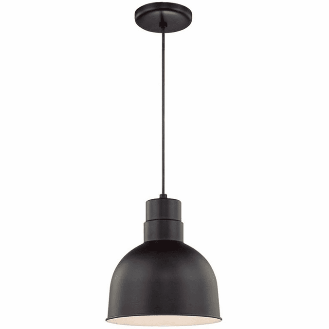 Millennium RLM RDBC10-SB R Series Satin Black Mini Hanging Lamp