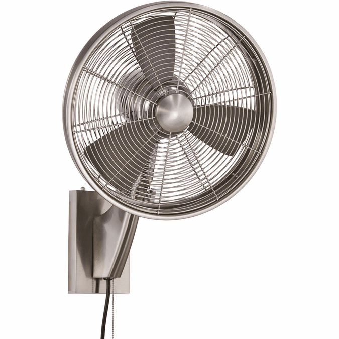 Minka Aire F307-BN Anywhere Brushed Nickel 15.5" Wall Fan