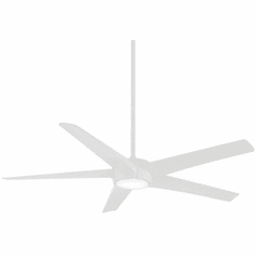 Minka Aire F767L-WHF Skymaster Contemporary Flat White LED 65" Home Ceiling Fan