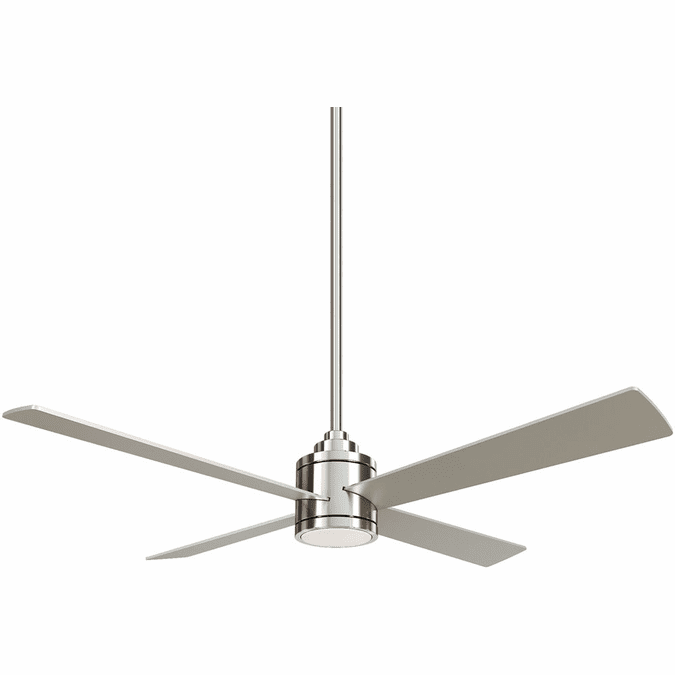 Minka Aire F796L-BN/SL Falco Modern Brushed Nickel/Silver LED 54" Home Ceiling Fan