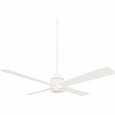 Minka Aire F796L-WHF Falco Contemporary Flat White LED 54" Home Ceiling Fan