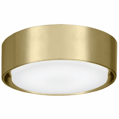 Minka Aire K9787L-SBR Simple Soft Brass LED Ceiling Fan Light Fixture