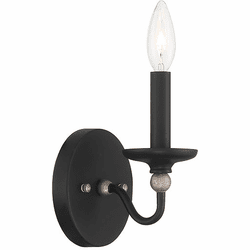 Minka Lavery 1041-677 Westchester County Modern Sand Coal with Skyline Gold Leaf Light Sconce