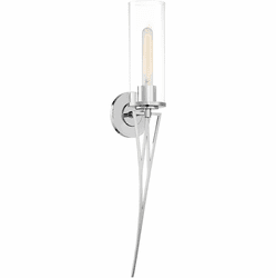 Minka Lavery 1080-613 Regal Terrace Modern Polished Nickel Wall Sconce
