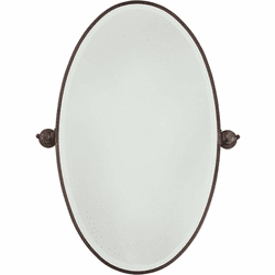 Minka Lavery 1432-267 Dark Brushed Bronze Plated Wall Mounted Mirror
