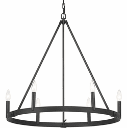 Minka Lavery 1715-66A Dutton Modern Coal Ceiling Chandelier