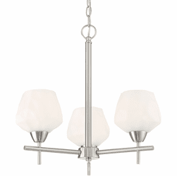Minka Lavery 2173-84 Camrin Contemporary Brushed Nickel Mini Ceiling Chandelier
