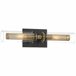 Minka Lavery 2182-726 Emmerham Modern Coal And Soft Brass Bath Sconce
