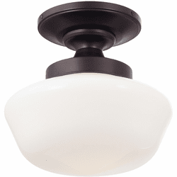 Minka Lavery 2255-576 Modern Brushed Bronze Overhead Light Fixture