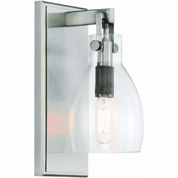 Minka Lavery 2271-84B Tiberia Plated Pewter Light Sconce