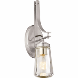 Minka Lavery 2301-84 Poleis Contemporary Brushed Nickel Wall Lamp