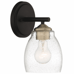 Minka Lavery 2431-878 Winsley Coal And Stained Brass Light Sconce