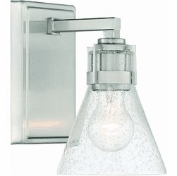 Minka Lavery 2471-84 Chatham Square Bath Brushed Nickel Wall Mounted Lamp