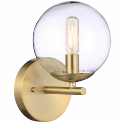 Minka Lavery 2791-695 Auresa Contemporary Soft Brass Wall Mounted Lamp
