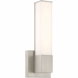 Minka Lavery 2872-84-L Contemporary Brushed Nickel LED Lamp Sconce
