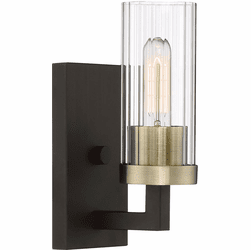 Minka Lavery 3041-560 Ainsley Court Contemporary Aged Kinston Bronze Wall Sconce Lighting