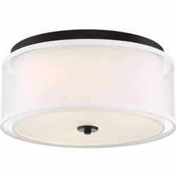 Minka Lavery 3078-416 Studio 5 Contemporary Painted Bronze Flush Mount Light Fixture