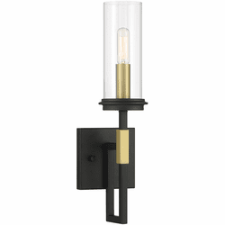 Minka Lavery 3201-781 Hillstone Contemporary Sand Coal & Soft Brass Light Sconce