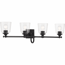 Minka Lavery 4004-66A Antonia Modern Coal 4-Light Vanity Lighting Fixture
