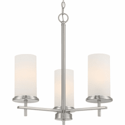 Minka Lavery 4096-84 Haisley Modern Brushed Nickel Mini Chandelier Light
