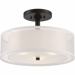 Minka Lavery 4107-66 Parsons Studio Modern Sand Coal Ceiling Lighting Fixture