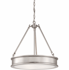 Minka Lavery 4173-84 Harbour Point Brushed Nickel Ceiling Pendant Light