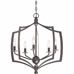 Minka Lavery 4375-579 Middletown Contemporary Downton Bronze With Gold Highlights Foyer Lighting