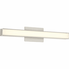 Minka Lavery 512-84-L Vantage Contemporary Brushed Nickel LED 24" Bathroom Wall Sconce