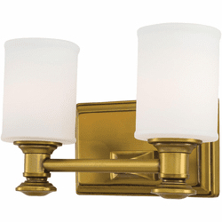 Minka Lavery 5172-249 Harbour Point Liberty Gold 2-Light Bathroom Sconce