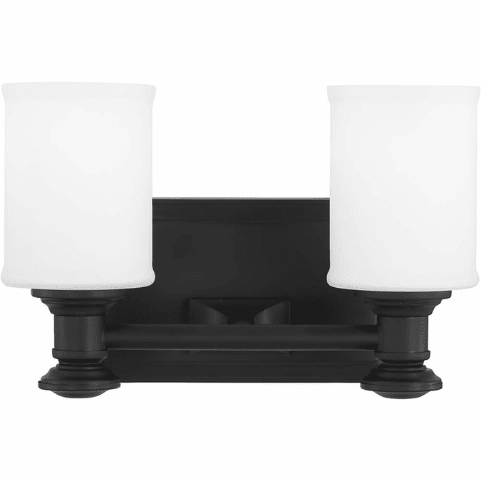 Minka Lavery 5172-66A Harbour Point Coal 2-Light Bath Wall Sconce