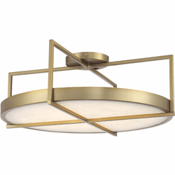 Minka Lavery 5617-695-L Boada Contemporary Soft Brass LED Flush Lighting